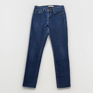 Levi’s 710 Jeans Women’s 28 Blue Denim Mid-Rise Super Skinny‎ Dark Wash